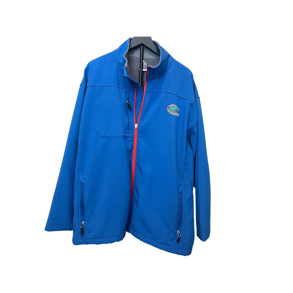 Knights Apparel Florida Gators Blue Softshell Full Zip Jacket Men's 2XL
